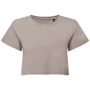 TriDri Womens/Ladies TriDri Crop Top / Stone